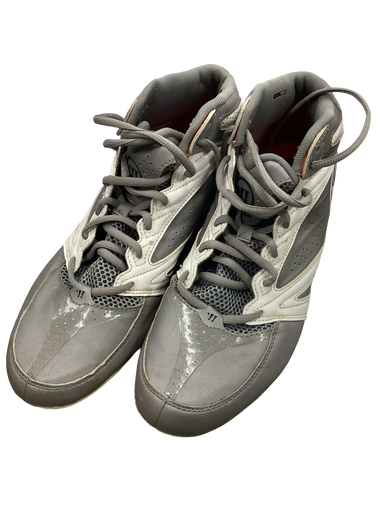 Used Warrior LAX Cleats Mens Grey Senior 11 11613-S000160174