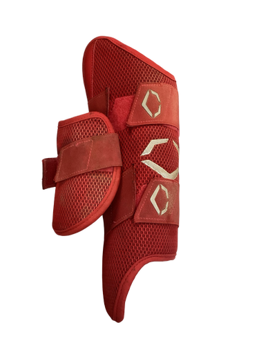 Used Evoshield BB/SB Shin/Foot Protector Red 11613-S000160068
