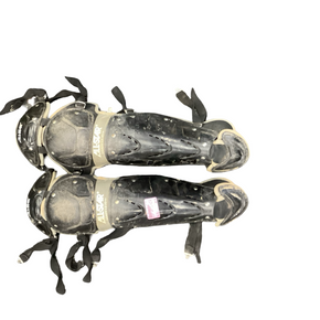Used All Star LGADV1216 Catchers Leg Guards Black Adult 11613-S000171346