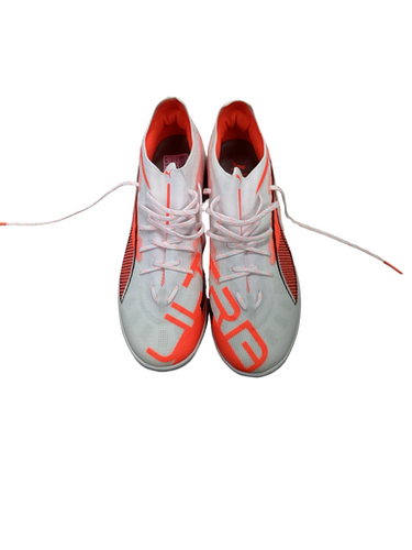 Used Puma ULTRA Soccer Indoor Shoes Orange And White Senior 11 11613-S000171887