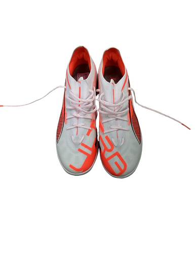 Used Puma ULTRA Soccer Indoor Shoes Orange And White Senior 11 11613-S000171887