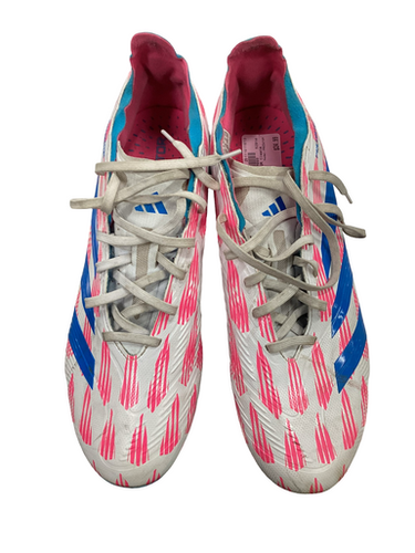 Used Adidas PREDATOR Soccer Cleats White Senior 13 11613-S000171850