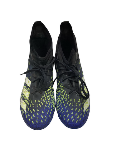 Used Adidas PREDATOR Soccer Cleats Navy Blue Senior 5 11613-S000171002