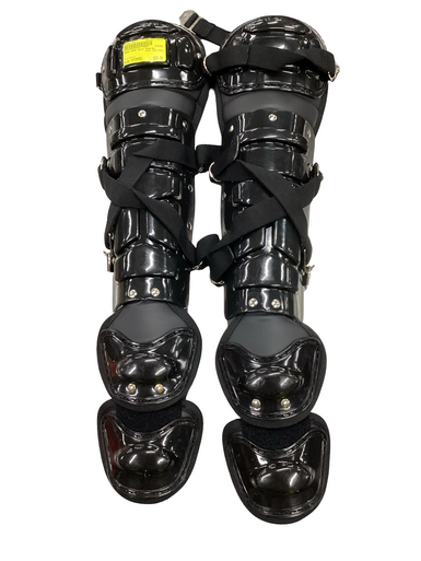 Used GEAR 2000 Catchers Leg Guards Black Intermed 11613-S000170851
