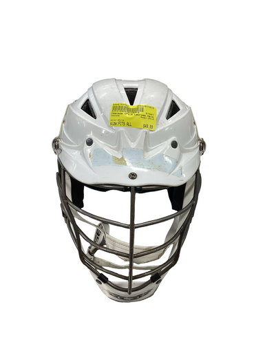 Used Cascade CPV-R Lacrosse Helmet White Fits all 11613-S000168542