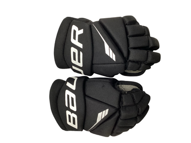 Used Bauer LIL SPORT Junior Gloves Black 10" 11613-S000167382