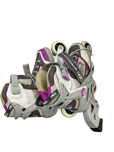 Used RollerDerby ELITE SERIES Q60 Senior Rec Fitness Skates Purple Senior 8 11613-S000166551
