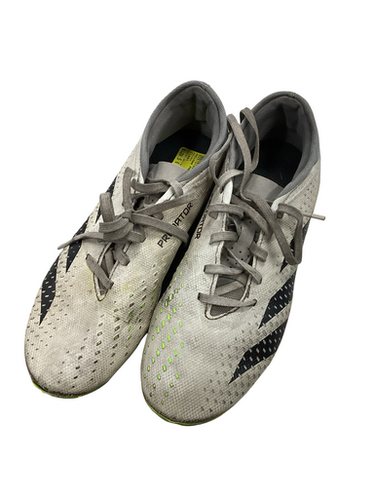Used Adidas PREDATOR Soccer Cleats White Senior 6 11613-S000165310