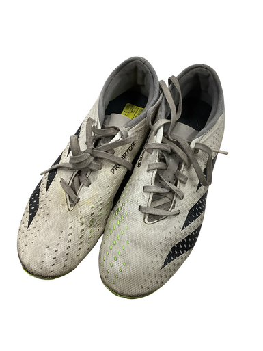 Used Adidas PREDATOR Soccer Cleats White Senior 6 11613-S000165310