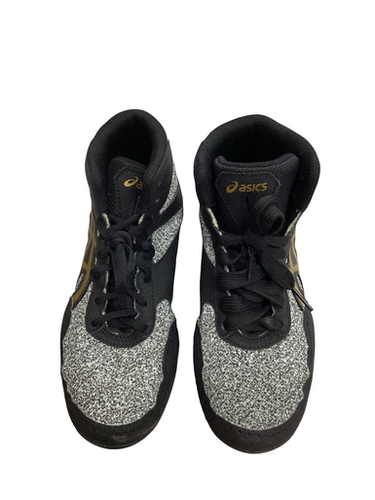 Used Asics Wrestling Shoes Black Junior 04 11613-S000164434