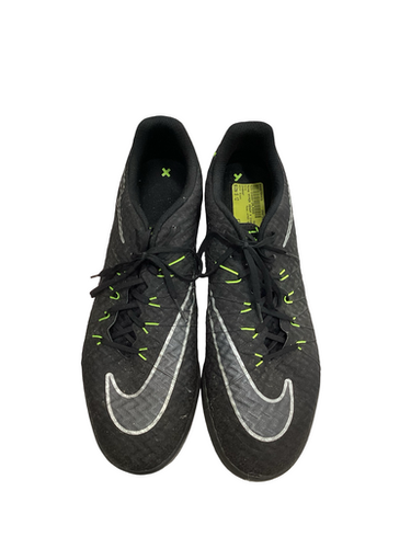 Used Nike HYPER VENOM X Soccer Indoor Shoes Black Senior 12 11613-S000164425