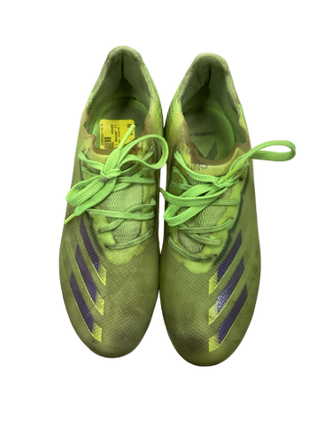 Used Adidas GHOSTED.1 Soccer Cleats Neon Green Junior 04 11613-S000159867
