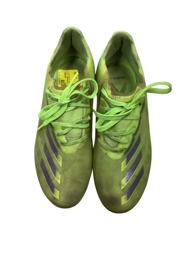 Used Adidas GHOSTED.1 Soccer Cleats Neon Green Junior 04 11613-S000159867