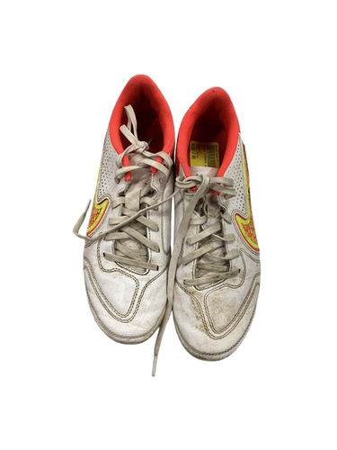 Used Nike TIEMPO Soccer Cleats White Junior 06 11613-S000159517