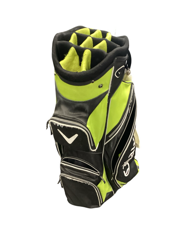 Used Callaway Mens Cart Bag Black And Neon Green 11613-S000172369