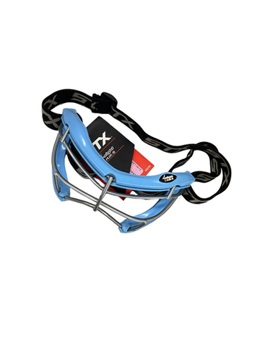 Used STX 2 SEE-S Lacrosse Facial Protect Sky Blue Senior 11613-S000172343