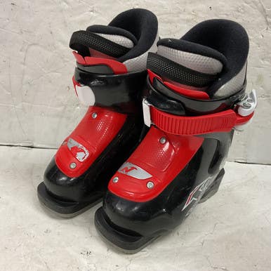 Used Nordica FIREARROW TEAM 1 Boys DH Ski Boot Black And Red 155 MP - Y08 11855-S000195122