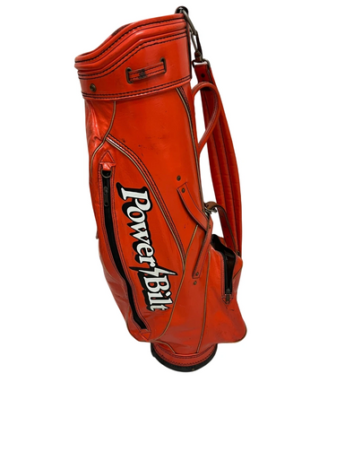 Used Powerbilt Orange Golf Bag Mens Cart Bag 11692-S000144373