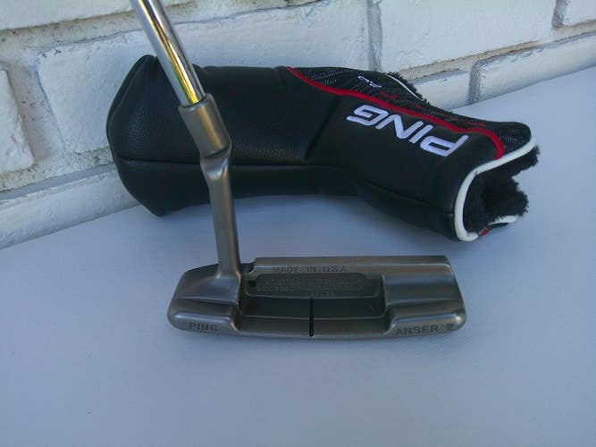 Ping Anser 2 Stainless Putter - Black Dot w/ Super Stroke 3.0 Grip - 35.25"