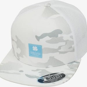 NEW Black Clover Live Lucky Reign 3 Snow Camo Snapback Golf Hat/Cap