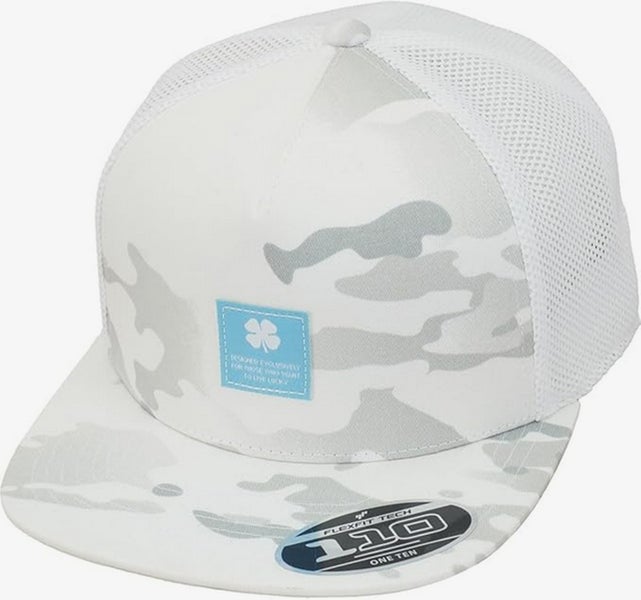 NEW Black Clover Live Lucky Reign 3 Snow Camo Snapback Golf Hat/Cap