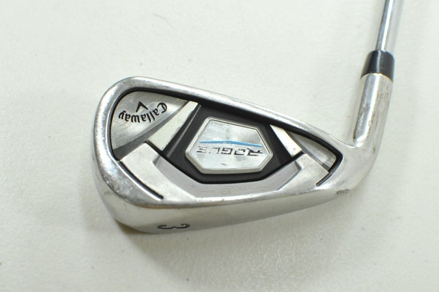 LEFT HANDED Callaway Rogue Single 3 Iron Stiff KBS Tour-V 110g Steel #206388