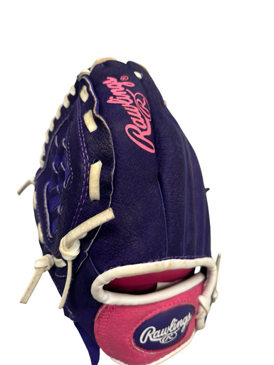 Used Rawlings HIGHLIGHT SERIES  10 IN BB/SB Glove LH Throw Pink 10" 11682-S000123978