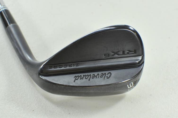 Cleveland RTX-6 Zipcore Black Satin 56*-10 Wedge Right DG Spinner Steel # 206639