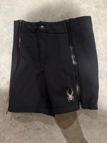 Black Unisex Adult XS Spyder Ski Pants (Used)