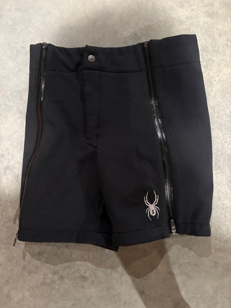 Black Unisex Adult XS Spyder Ski Pants (Used)