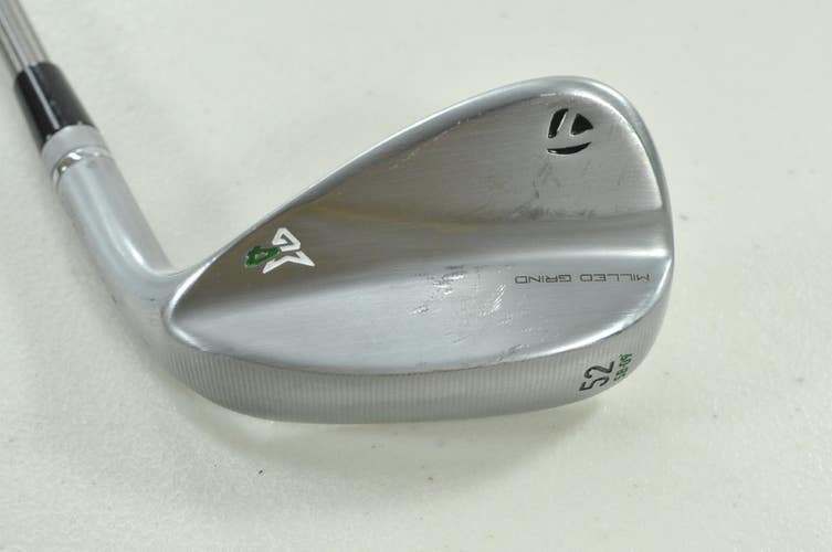 TaylorMade Milled Grind 4 Satin 52*-09 Wedge Right SteelFiber 95 Regular #206638