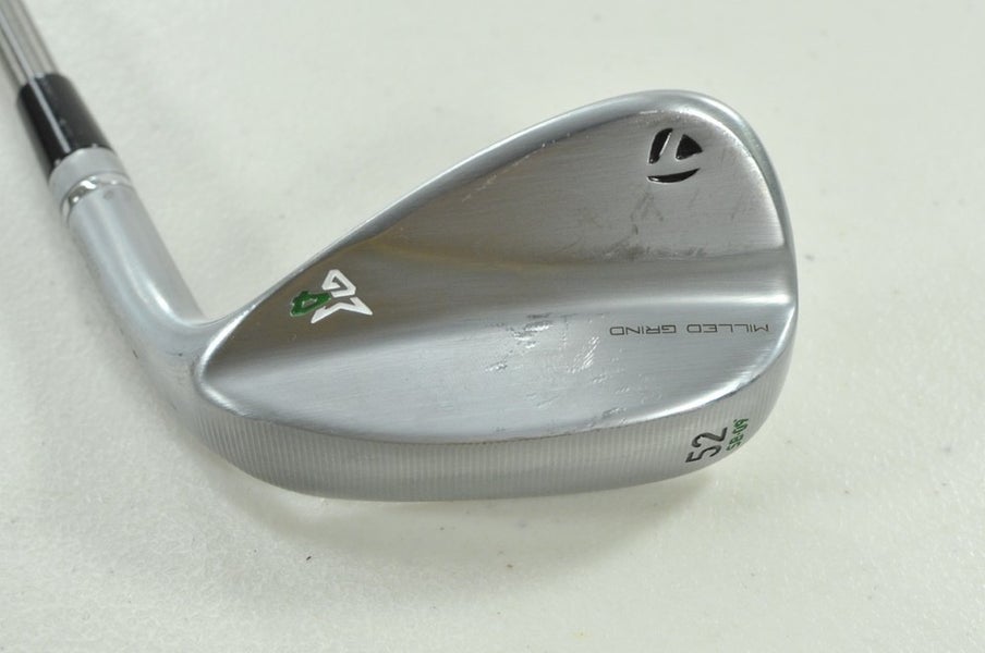 TaylorMade Milled Grind 4 Satin 52*-09 Wedge Right SteelFiber 95 Regular #206638
