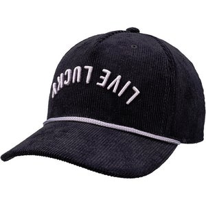 NEW Black Clover Live Lucky Cord Upside Down Luck 2 Black Snapback Golf Hat/Cap