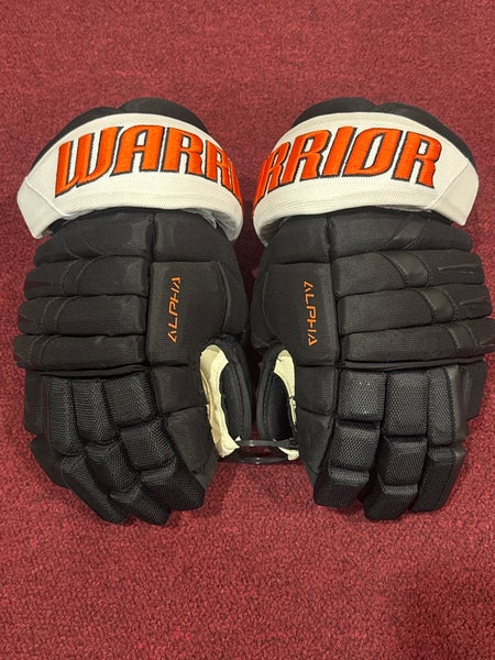 Philadelphia Flyers Warrior Alpha Pro Gloves 14" Pro Stock (New) Item#LH77