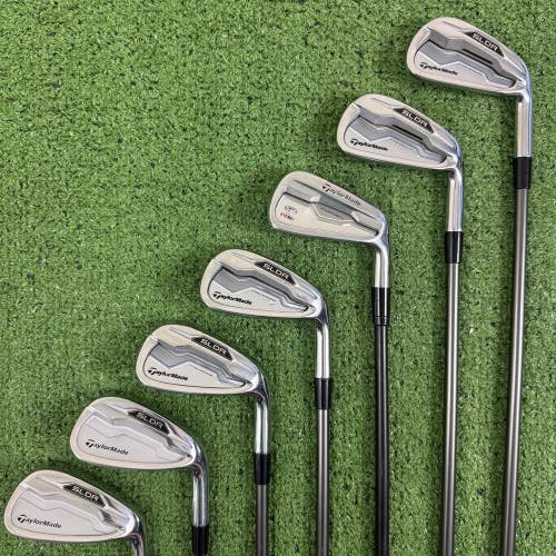 Taylormade SLDR Iron Set 5-PW AW Graphite Regular Flex READ