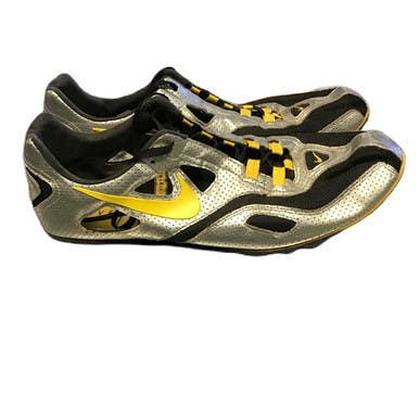 Used Nike 352564-001 Track & Field Cleats Adult Grey Senior 14 11730-S000054171