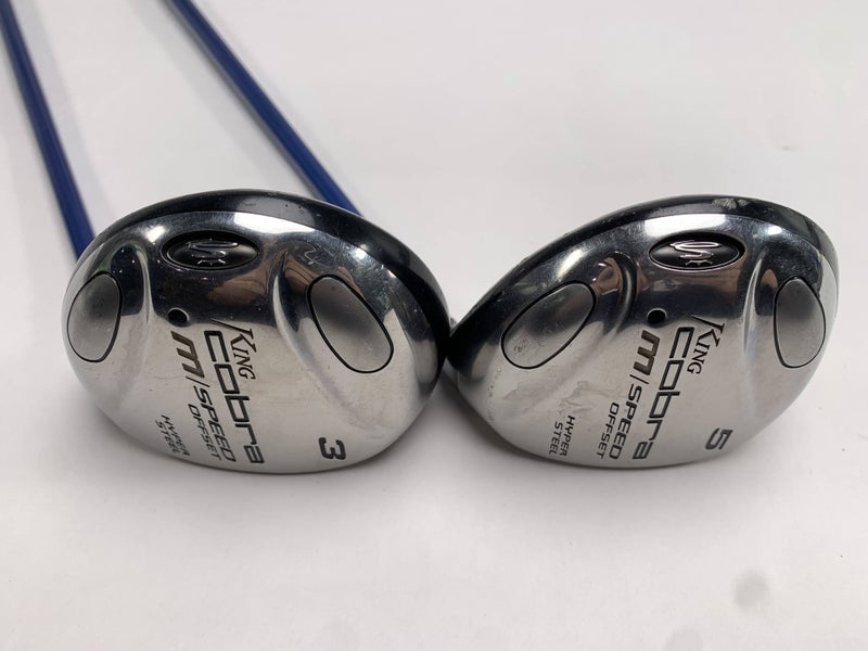 Cobra M Speed Offset 3 & 5 Fairway Wood Set 15* 18* Aldila NV-m Speed Mens RH