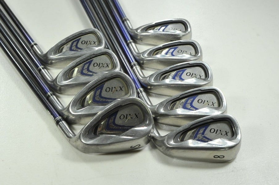 XXIO Nine 9 4-PW,AW,SW Iron Set Regular Flex RH MP900 DST 54g Graphite  # 203890