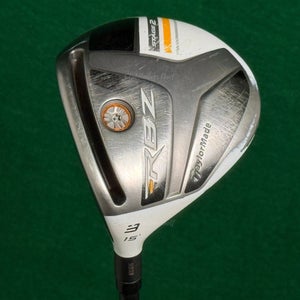 LH TaylorMade RBZ Stage 2 Fairway 15 3 Wood Rocketfuel Matrix 60g Regular