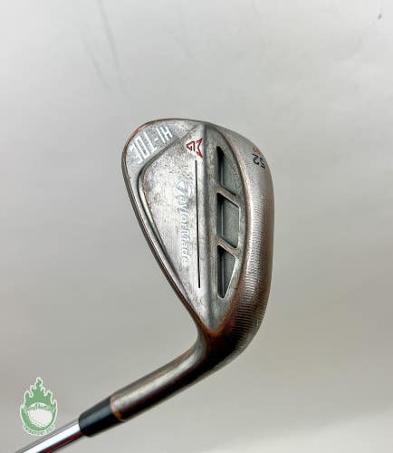 RH TaylorMade Hi-Toe Raw Wedge 52*-09 Hi-Rev 115g Wedge Flex Steel Golf Club