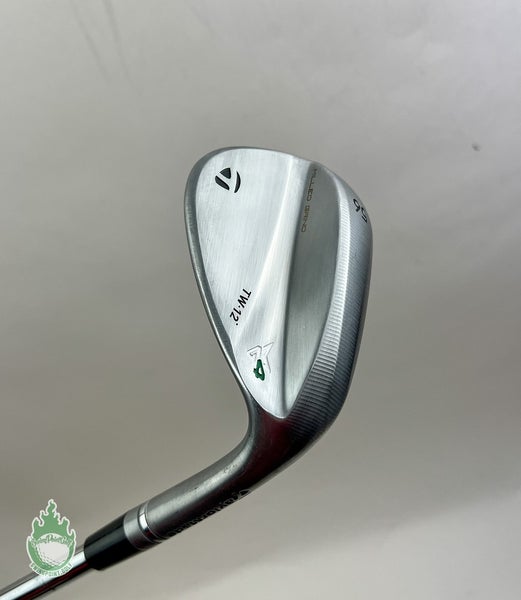 Used RH TaylorMade Milled Grind 4 TW Wedge 56*-12 Wedge Flex Steel Golf Club