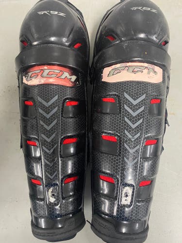 Senior CCM 16" Shin Pads Pro Stock (Used)