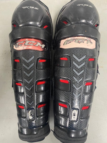 Senior CCM 16" Shin Pads Pro Stock (Used)