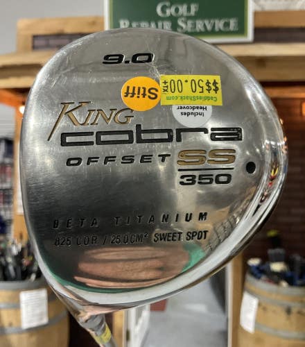 Cobra King OFFSET SS 350 9 Driver 44.5" ALDILA Stiff Flex Graphite Left-Hand