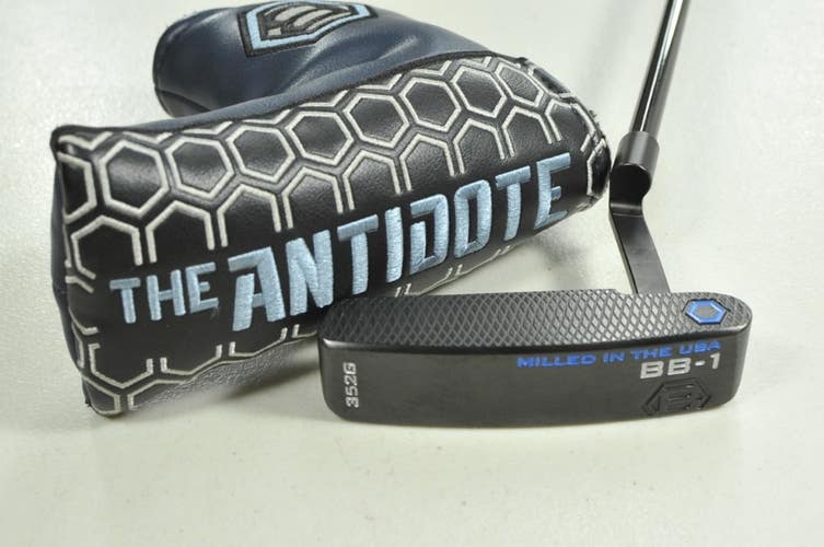 Bettinardi 2024 Black BB1 34" Putter Right Steel with Head Cover # 206488