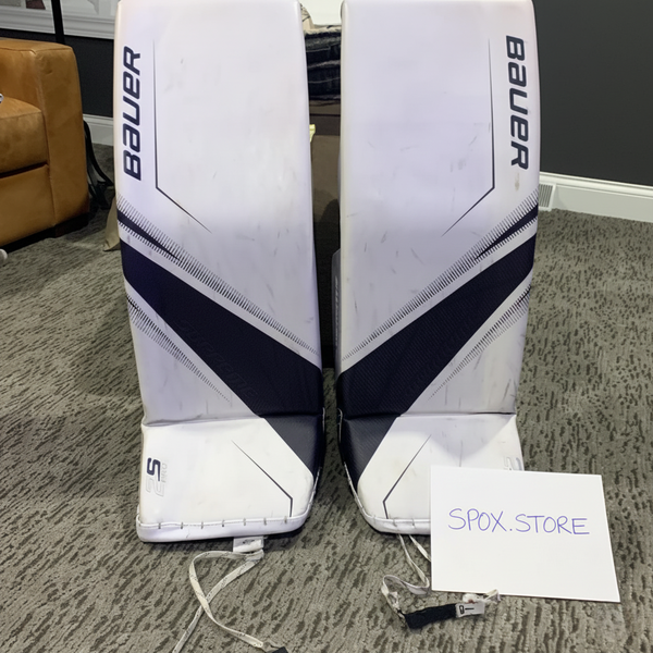 Lightly Used Bauer Supreme 2S Pro Goalie Leg Pads – Size Medium (34”) (READ DESCRIPTION)