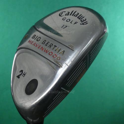 Callaway Big Bertha Heavenwood 17 Hybrid 2H Iron RCH 75w Graphite Light *READ*
