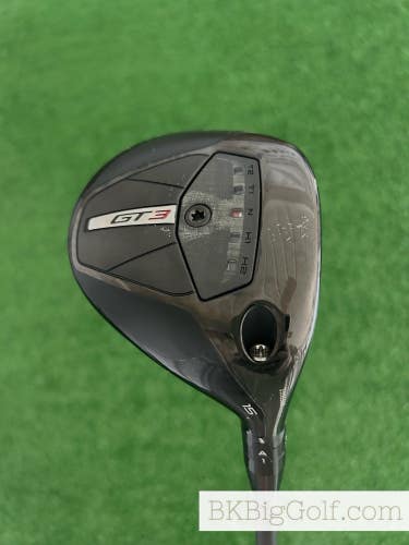 Titleist GT3 15 Degree 3 Wood / Stiff