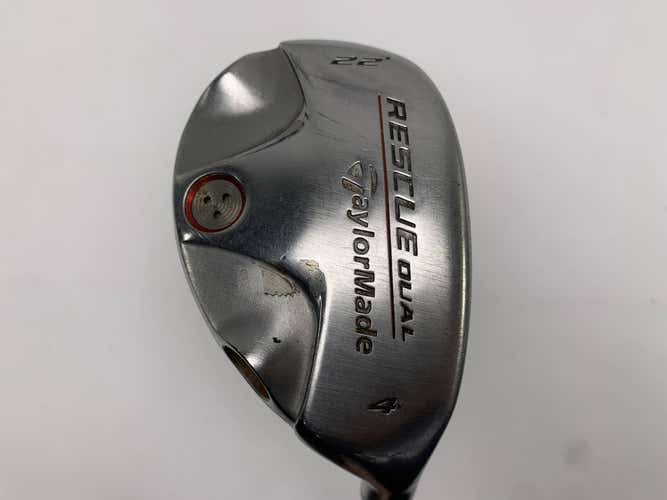 TaylorMade Rescue Dual 4 Hybrid 22* 65g Stiff Graphite Mens RH
