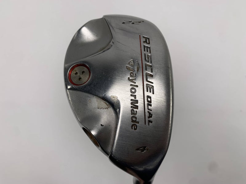 TaylorMade Rescue Dual 4 Hybrid 22* 65g Stiff Graphite Mens RH